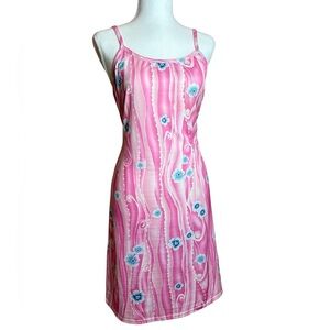 90’s/Y2K Trippy Floral Mini Dress